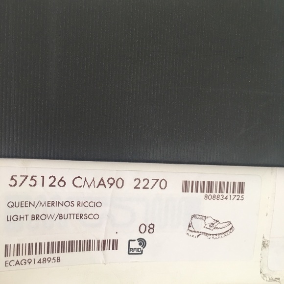 NEW GUCCI MEN'S BROWN SUEDE SHEARLING FUR HORSEBIT BOOTS/Loafer size G8/US 8.5 - Picture 9 of 9